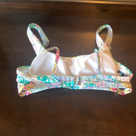 Multicolored Bikini Top Size Small EUC - Picture 3 of 3
